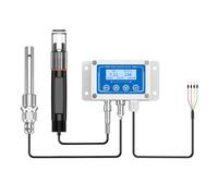 Aundhegrtt Sonda de Electrodo para Medir PH, CE, TDS y Salinidad del Agua, 5 en 1, con Sensor RS485, Monitor de Aguas Residuales Industriales para Agricultura y Acuicultura
