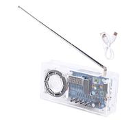 Aundhegrtt Tablero de Proyecto de Práctica de Radio FM DIY con el Módulo RDA5807M Frecuencia Ajustable 87.5-108 MHz para Principiantes