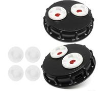 Aundhegrtt Tapón IBC, Paquete de 2 Tapas Ventiladas para Tanques de Agua IBC, Accesorios para Tanques IBC, 163 mm para Tanques de Agua de 1000 L, Contenedores para Agua de Lluvia