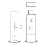 Aundhegrtt Transmisor y Receptor de Audio y Video Inalámbrico Compatible 5.8G 1080P para Proyector, Dongle de TV con Display WiFi de 50m.