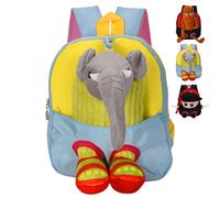 AUNGCSHE Brainrot Mochila Bebe Guarderia, Mochila Infantil Con Juguetes Desmontables Peluche Brainrot, para Guardería, Primaria, Picnic, Viajes y Excursiones (Verde)
