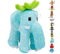 AUNGCSHE Italian Brainrot, Peluche Tralalero Tralala, Tung Tung Tung Saur, Capuchino Asesino, Ballerina Capuchina Esperar, para Niños y Adultos, Coleccionabl (Azul - Elefante Fresa)
