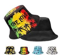 AUNGCSHE Sombrero de pescador, sombrero para el sol, sombrero de pesca plegable para senderismo, camping, vacaciones (flamenco), Negro , Talla única