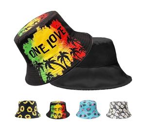 AUNGCSHE Sombrero de pescador, sombrero para el sol, sombrero de pesca plegable para senderismo, camping, vacaciones (flamenco), Negro , Talla única