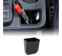 Aunginsy Soporte para tazas de coche con compartimento trasero compatible con Ford Maverick 2022 Bandeja organizadora Accesorios de almacenamiento Contenedor Accesorios de almacenamiento ABS Negro