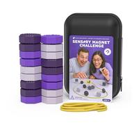 AUNGKWANG 20 Piezas Juego de Ajedrez Magnético, Tablero Portátil, Juego de Ajedrez Magnético con Cuerda y Caja, JuegoMagnético para Niños y Adultos