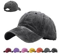 AUNGKWANG Gorra de Béisbol Lavadas Niños, 100% Cotton, Gorras de Béisbol Unisex para Adj Gorra con Visera y Cierre Ajustable, para Casuales Running Beisbols Tenis Golf, Niños y Niñas de 3-8 Años