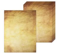 AUNHOKE 50 Hojas Juegos Papel Escribir de Papelería Vintage,100 g/m² Papels Carta A4 Imprimible Papel Impresión Estilo Antiguo para Invitaciones,Manualidades,Escribir Cartas y Más