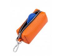 Aunlix - Portatarjetas de crédito, cartera y tarjetero para hombre, piel con cierre de cremallera, tarjetero bancario, cartera de tarjetas bancarias, bolsa anti piratería RFID, con 11 ranuras para