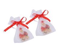 AUNMAS 2 Juegos de Pequeños Abrazos de Bolsillo Navideños, Ficha de Abrazo de Papá de Bolsillo con Tarjeta y Bolsa, Pequeños Obsequios para Navidad, Agradecimiento a los Empleados,