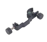 AUNMAS Abrazadera de Poste Universal RTK, Soporte de Colector de Datos Profesional Portátil de Aleación de Aluminio con Brújula para la Mayoría de los Recolectores de Datos