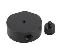 AUNMAS Adaptador de Trípode para Satélite Universal Mini Compatible con 1/4-20 Rosca, Adaptadores de Tubería de la Mayoría de Tamaños, Rendimiento Estable, Accesorio Esencial Incluido