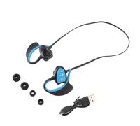 AUNMAS Auriculares de Natación, Auriculares Inalámbricos de Oído Abierto Auriculares Subacuáticos Impermeables para Surfear Bucear Correr (Blue)