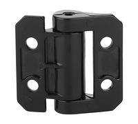 AUNMAS Bisagra de Torsión para Puertas de Vidrio, Acero de Aleación de Zinc Negro Galvanizado 180° (Negro 2.3N.m)