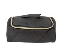 AUNMAS Bolsa de Herramientas para el Cabello a Prueba de Calor, Estuche de Herramientas de Peinado a Prueba de Calor, Organizador de Viaje Portátil con Gancho para Colgar para Rizador, (Black)