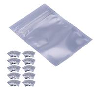 AUNMAS Bolsas de Almacenamiento Antiestáticas, Bolsas con Cierre de Cremallera Resellables CPP PET 6x9cm 100 Piezas para Accesorios Electrónicos y Baterías, Resistentes Al Agua y a la Humedad para