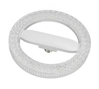 AUNMAS Bombilla LED Circular de 24 W, Bombilla Redonda de ABS con 3 Temperaturas de Color Regulable CCT Ajustable, Base E26 E27 de Encendido Instantáneo para Lámpara de Mesa de Techo