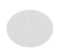 AUNMAS Brújula de Buscador de Centro Redondo, Buscador de Centro de Círculo de Acrílico Transparente de 200 Mm, 8 Pulgadas con Pasador de Acero y Marcas Claras, para Carpintería, Fabricación de