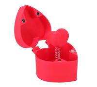 AUNMAS Caja Sorpresa, Caja de Regalo Sorpresa Impresa en 3D Magnética en Forma de Corazón de Plástico para Adorno de Juguete, Regalo de Celebración de Cumpleaños Festivo (corazón rojo)