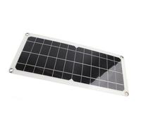 AUNMAS Cargador de Panel Solar de 10W y 12V, Fuente de Alimentación de Batería Monocristalina, USB Ligero para Automóviles y Vehículos Recreativos