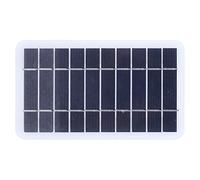AUNMAS Cargador de Panel Solar de 2 W, Ligero, Flexible, de Silicio Policristalino, Cargador USB para Coches, Casas Rodantes, y Uso en Exteriores