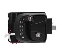 AUNMAS Cerradura de Puerta sin Llave para Vehículos Recreativos Pestillo de Puerta para Vehículos Recreativos de Aleación de Zinc con Teclado y Control Remoto 104 X 120 Mm para Remolque de Viaje