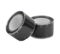 AUNMAS Cinta de Silicona Autofundible Azul, Cinta Impermeable para Reparación de Mangueras con Características de Aislamiento, 1,5 M de Longitud para Tareas de Plomería en el Hogar (BLACK)