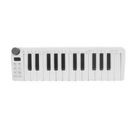 AUNMAS Controlador de Teclado MIDI con 25 Teclas Sensibles, Diseño Portátil, Amplia Conectividad, Ideal para Producción Musical y Presentaciones en Vivo