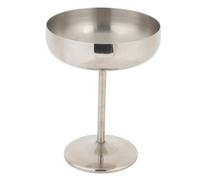 AUNMAS Coplo de Vino de 300 Ml, Acero Inoxidable Vino de Vástago Inquebrantable Copa de Metal Multipropósito para Bocadillos para el Tocador Pudín de Caramelo Puding Lavavajín