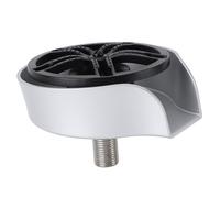 AUNMAS Enjuagador de Vidrio, Grifo de Fregadero de Cocina de Acero Inoxidable, Arandela de Taza con Limpieza Rápida, para Biberones, Barra, Cristalería, Utensilios de Cocina (SILVER)