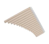 AUNMAS Flauta de Pan C Key ABS Instrumento Musical, 16 o 18 Tubos con Boquilla de ángulo Fijo, Bolsa de Transporte y Manual, Fácil Aprendizaje para Principiantes, Adultos, Niños, Personal Docente