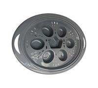 AUNMAS Inserto para Escalfador de Huevos para Microondas para TM 5 TM 6 y 31, Modelo de Cocción de Caldera para Huevos Escalfados Antiadherente de 7 Tazas para Accesorios de Cocina
