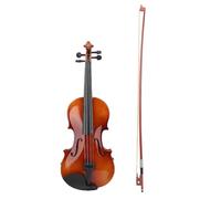 AUNMAS Juego Completo de Violín 4/4, Kit de Madera para Principiantes con Estuche, Afinador de, Reposabrazos, Sonido Rico, Acabado Mate para Niños, Adolescentes, Adultos, Práctica Inicial y Exámenes