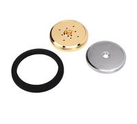 AUNMAS Juego de Juntas de Soporte para Mampara de Ducha para Máquina de café, Incluye Junta de Sellado de Silicona y Tornillo para Soporte de Ducha de Acero Inoxidable, para Cabezal de