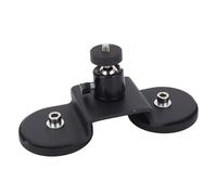 AUNMAS Kit de Montaje Magnético para Techo de Coche con Satélite Rectangular, Base Plana sin Costuras de Fuerte Adsorción con 2 Soportes, para Mini Caravana, Furgoneta y barco.