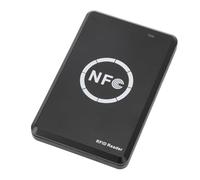 AUNMAS Lector de Copiadores de la Tarjeta IC ID de 125kHz 13.56MHz, Lector de Tarjetas Inteligentes de Identificación de Radiofrecuencia USB para Pagos E, Comercio E Sistemas de