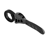 AUNMAS Llave de correa multiusos de 500 mm, llave de correa de goma, tapas de frascos, apriete, afloje, herramienta de plomería, llave universal para filtro de aceite