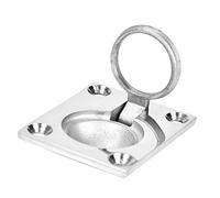 AUNMAS Manija de Barco de Acero Inoxidable 316, Manija de Elevación Al Ras para Uso en Cubierta con Conexión Segura y Larga Vida útil