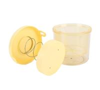 AUNMAS Máquina del Fabricante de Coladores de Yogurt Griego con Tapa, Filtro de Malla Fina de Acero Inoxidable, Fabricante de Queso de Yogurt, Gadget de Cocina Griego de Yogurt Griego (YELLOW)
