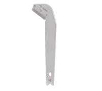 AUNMAS Medidor de Brocas de Acero Inoxidable, Medidor de Afilado en ángulo de 118 Grados, Rango de Medición de 0-20mm para Herramienta Afiladora de Perforación de Metal y Madera