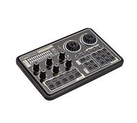 AUNMAS Mezclador de Tarjeta de Sonido DSP de Doble Núcleo Portátil para Transmisión Karaoke Music Studio PC Smartphone