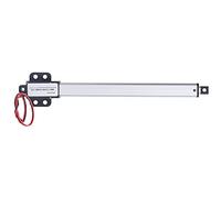 AUNMAS Microactuador Lineal de 12 V CC, de 150 Mm, 42 Lb con Interruptores de Límite Incorporados y Soportes de Montaje para Equipos Médicos de Automatización del Hogar Al Aire Libre (150mm-8mm/s-70N)