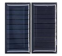 AUNMAS Mini Bomba de Fuente Solar, Panel de Agua para Exteriores de Silicio Policristalino, 2 Piezas 5 V 0,25 W para Uso en Jardín, Camping y Piscina