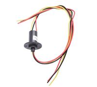 AUNMAS Mini Slip 3 Cables 15A 0-600V 150RPM Generador Eólico | Contactos de metales preciosos, carcasa de plástico de ingeniería, diseño antipolvo IP51, junta de señal de múltiples vías,