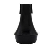 AUNMAS Mini Sordina para Trompetas ABS Accesorio de Trompeta de Práctica Liviano 9,7 X 6,2 X 2,8 Cm 28 G Negro Diseño Compacto para Principiantes Práctica Diaria en el Hogar y Estudio Musical (BLACK)