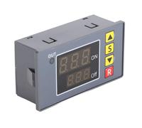 AUNMAS Módulo de relé de Tiempo de Pantalla Grande, Material ABS, Modo de Suspensión y Protección de Conexión Inversa, Ideal para Aplicaciones de Temporizador DC12V (CA110V-220V)