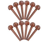 AUNMAS Oud Pegs Juego de Repuesto de Caoba, Diseño Antideslizante para una Fácil Afinación con Incrustaciones de Ojo Persa, Juego de 12 Piezas para Músicos de Oud