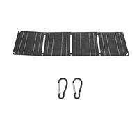 AUNMAS Panel Solar Portátil, Silicio Monocristalino, Carga Rápida de 40 W, Ligero y Plegable, Ideal para Acampar Al Aire Libre y Cargar Teléfonos Móviles