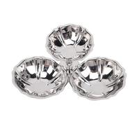 AUNMAS para Refrigerios de Acero Inoxidable 304, Bandeja para Refrigerios, para Servir 3 en 1, Reutilizable, Apto para Lavavajillas para el Hogar, Cocina, Fiesta, Camping Al Aire