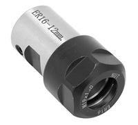 AUNMAS Portabrocas de Bloque de Pinza ER16, Portabrocas de Rosca en Espiral de Alta Dureza, Cuerpo de 40 Mm con Opciones de 6 Mm, 8, 10, 12, 16, para Torno, Taladro, Fresadora, Sujeción del Eje